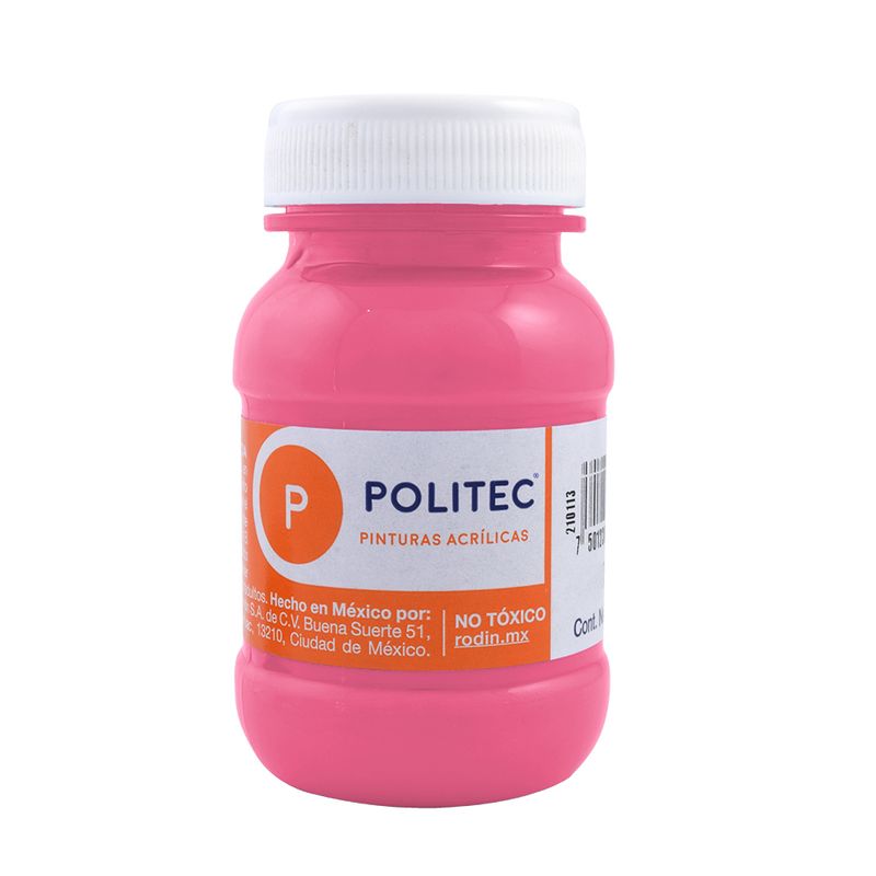 Acrílico POLITEC Rosa Mexicano 100ml c/1 pieza