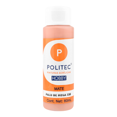 Acrílico POLITEC Hobby Mate Palo de Rosa 60 ml c/1 pieza
