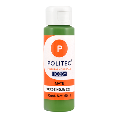 Acrílico POLITEC Hobby Mate Verde Hoja 60 ml c/1 pieza