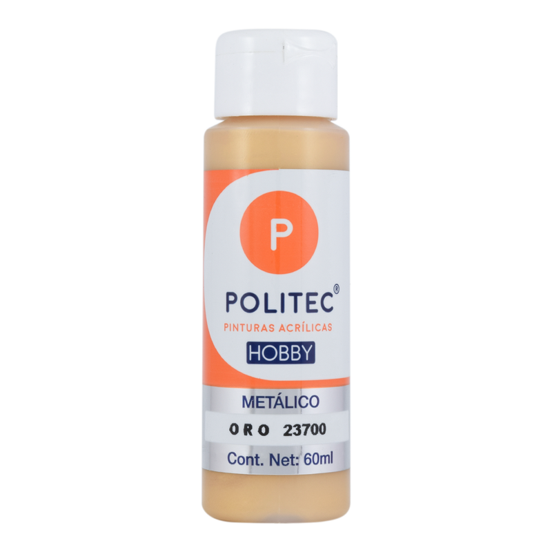 Acrílico POLITEC Hobby METALICO Azul 60 ml c/1 pieza