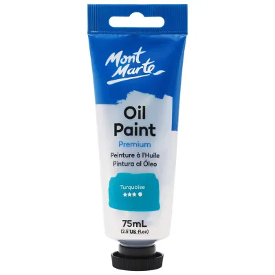 Tubo de pintura al óleo de primera calidad de 75 ml - Turquesa