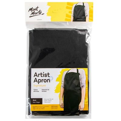 Delantal de Artista Mont Marte en color Negro