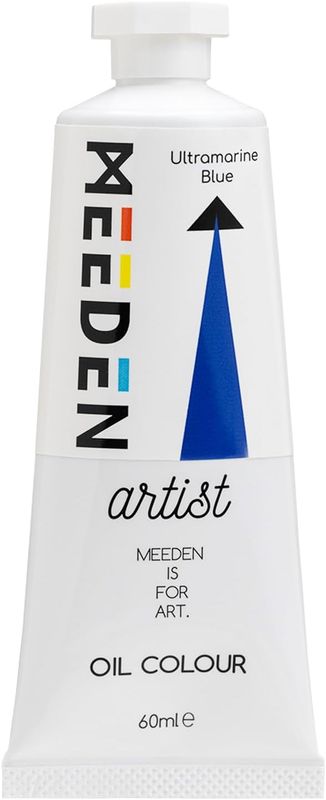 Pintura al Óleo Profesional MEEDEN Azul Ultramar, tubo de 60 ml.