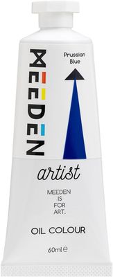 Pintura al Óleo Profesional MEEDEN Azul Prusia, tubo de 60 ml.