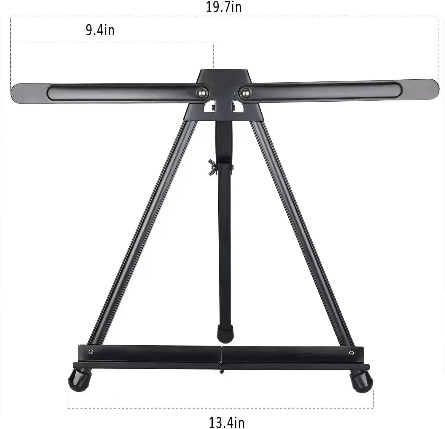 Caballete de mesa con trípode de aluminio MEEDEN, 1 pieza
