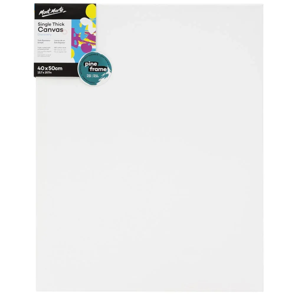 Lienzo grueso Montmarte de 40 x 50 cm (15,7 x 19,7 pulgadas)