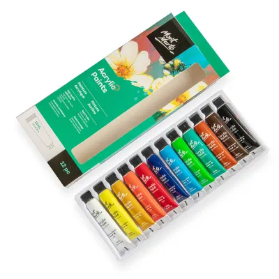 Pinturas acrílicas Montmarte c/12 unidades x 12 ml