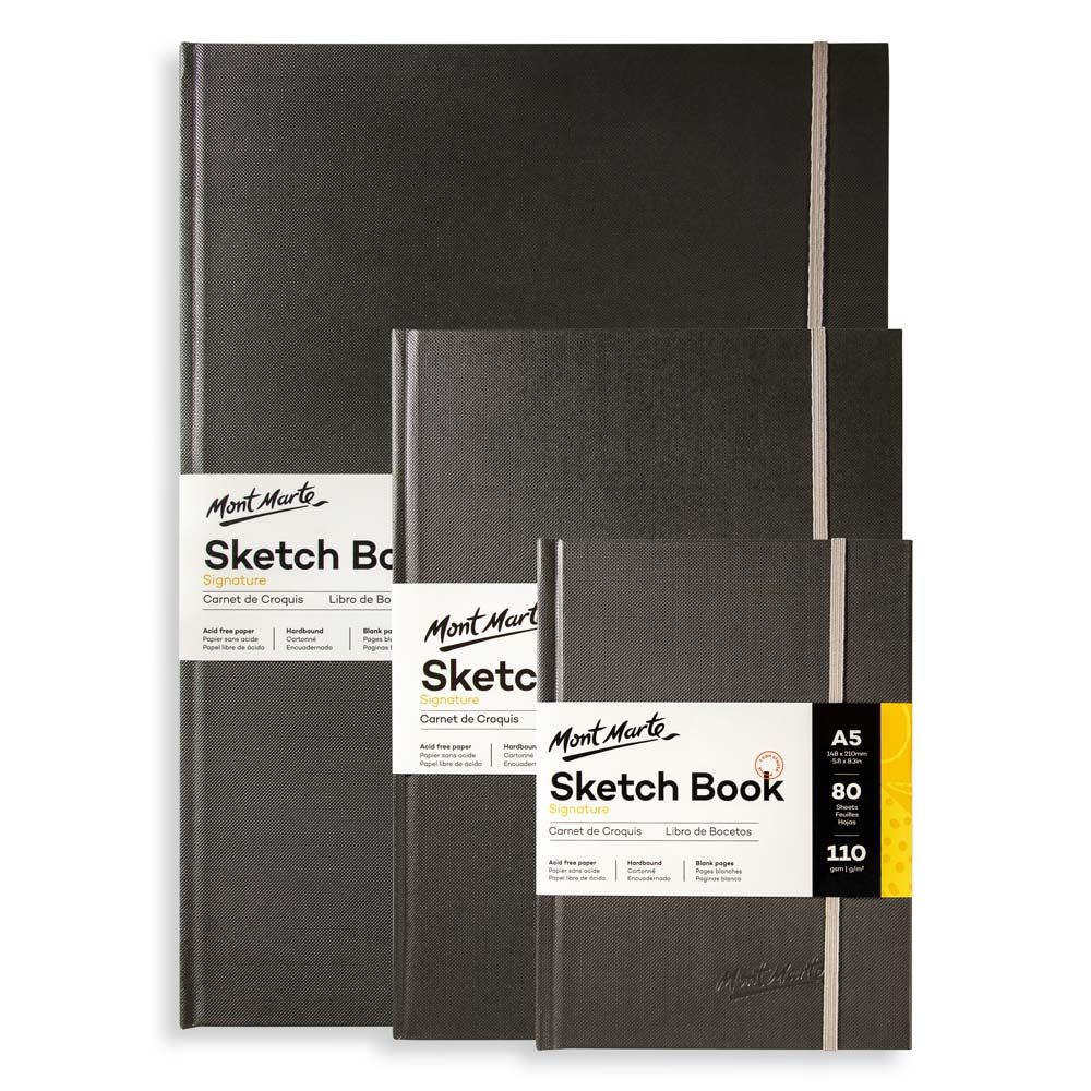 Cuaderno de bocetos de tapa dura Montmarte, 110 g/m², tamaño A3