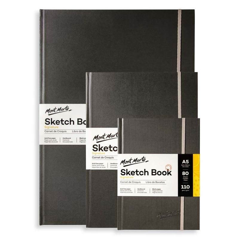 Cuaderno de bocetos de tapa dura Montmarte, 110 g/m², tamaño A3