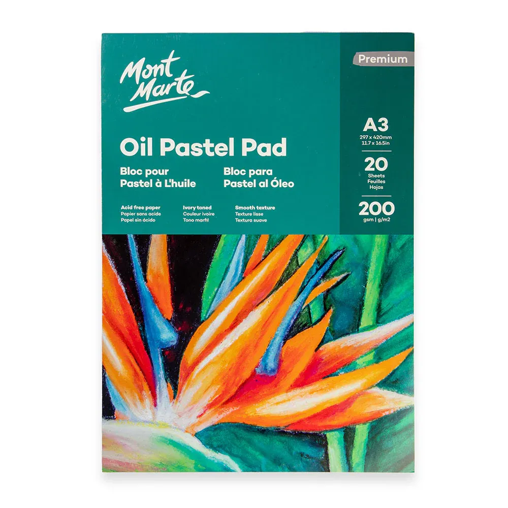 Bloc de Pastel al Óleo Premium Montmarte A3 20 Hojas 200g