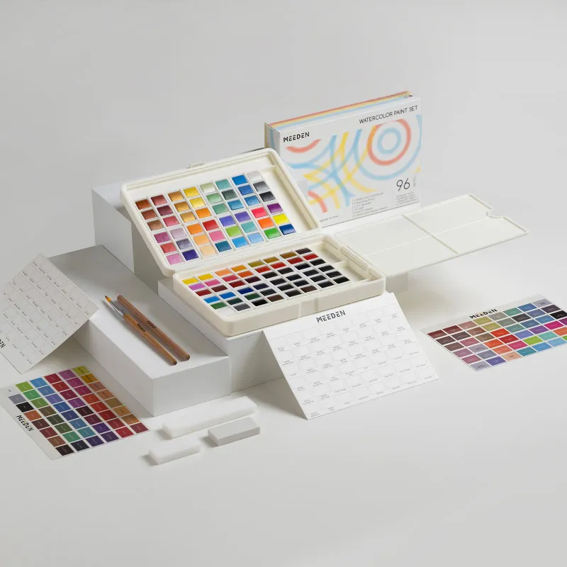 MEEDEN Set de acuarela sólida de 96 colores