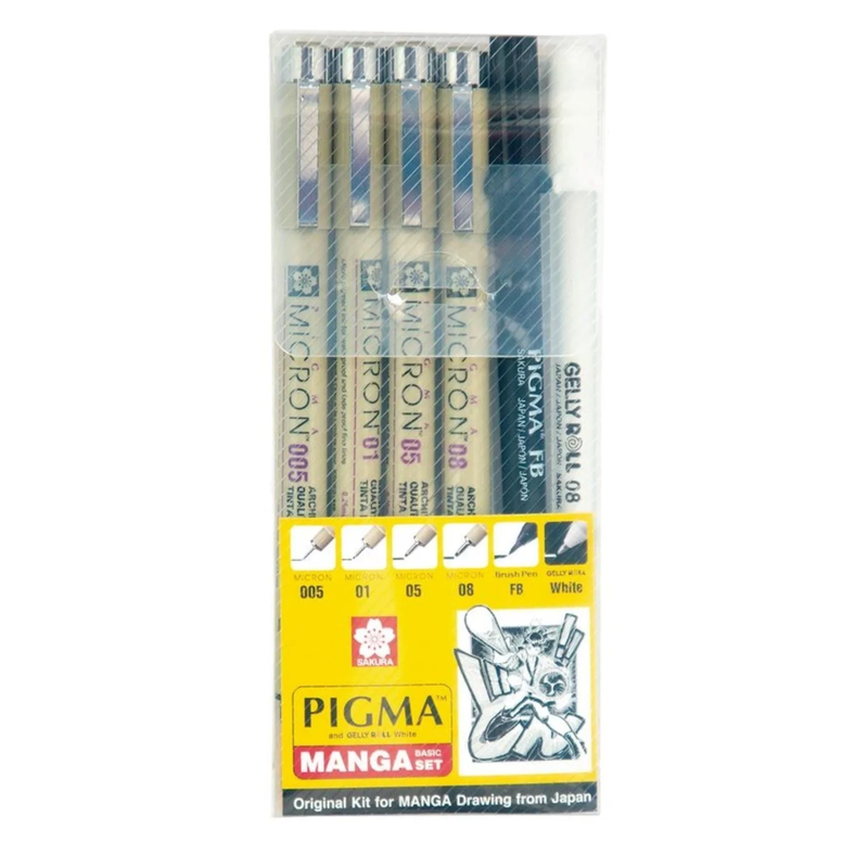 Set Pigma Manga Con 6 Piezas
