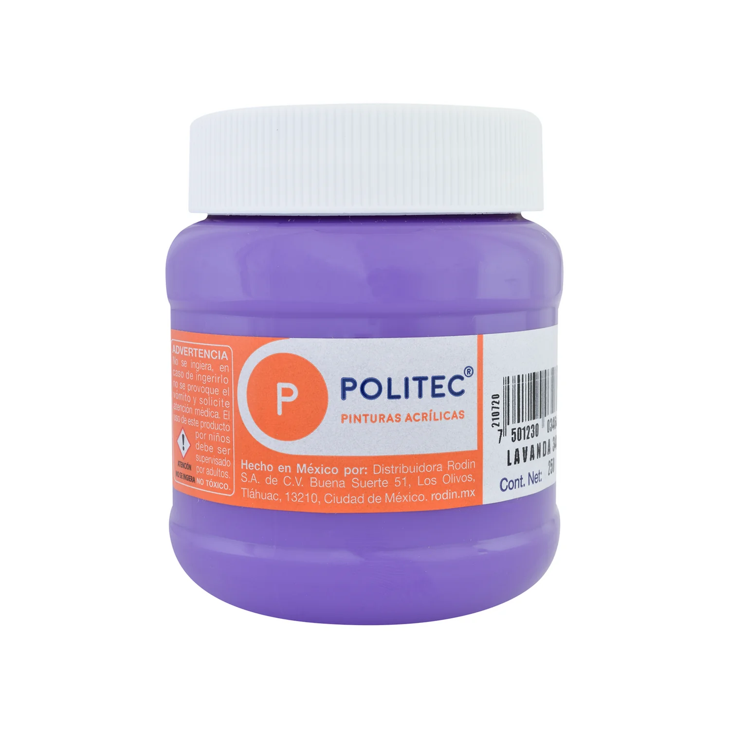 Pintura Acrílica POLITEC Lavanda 250ML. #346