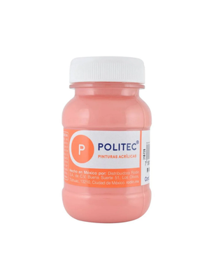 Pintura Acrílica POLITEC Rosa Pastel 100ml. #326