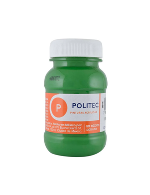 Pintura Acrílica POLITEC Verde Oro 100ml. #330