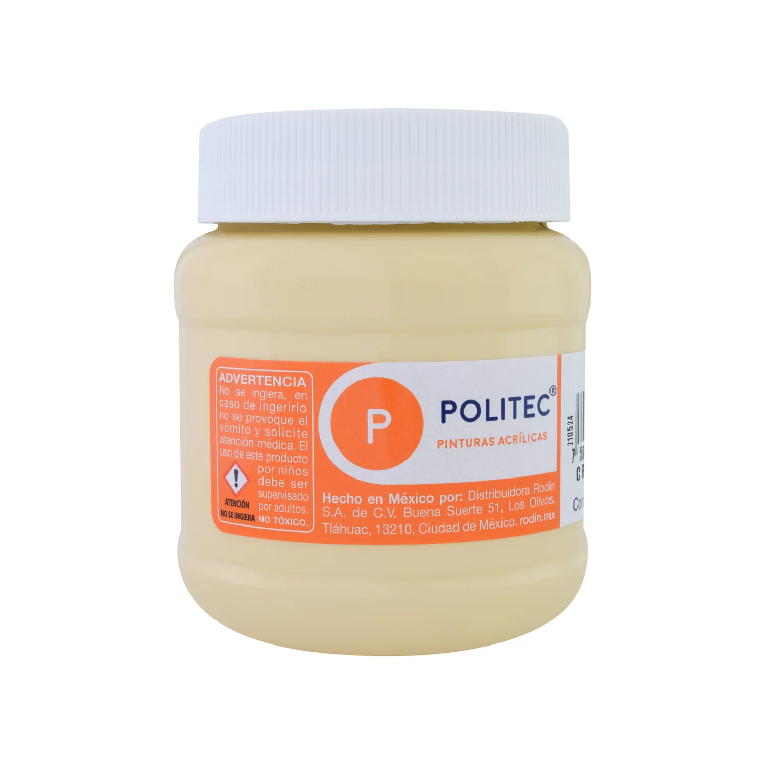 Pintura Acrílica POLITEC Crema 250ml. #320