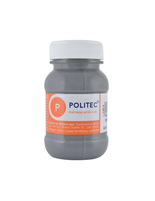 Pintura Acrílica POLITEC Gris 100ml. #317