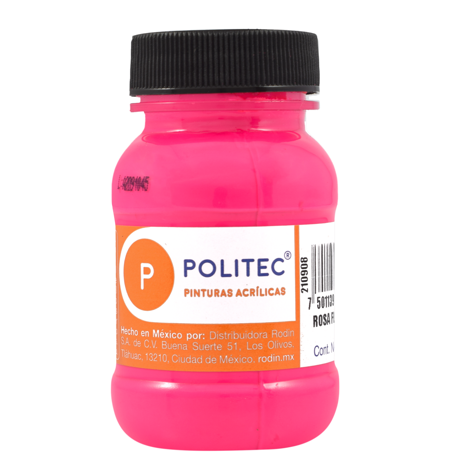 Pintura Acrílica POLITEC Rosa Neón Flúor .100ml. #L806