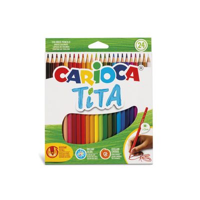 Lápices de Color CARIOCA TITA C/24 piezas
