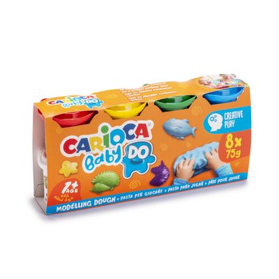 BABY Do CARIOCA Pasta Moldeable CARIOCA  c/8 Piezas C/75 grs.