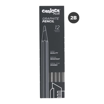CARIOCA Plus Lápiz de grafito 1 pieza 2B
