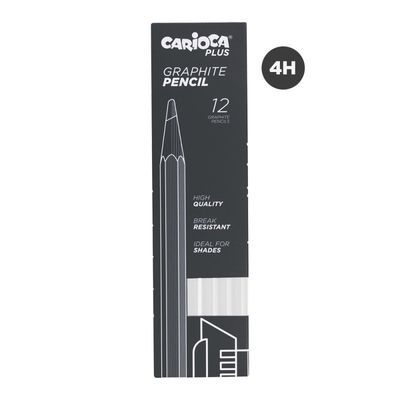 CARIOCA Plus Lápiz de grafito 1 pieza 4H