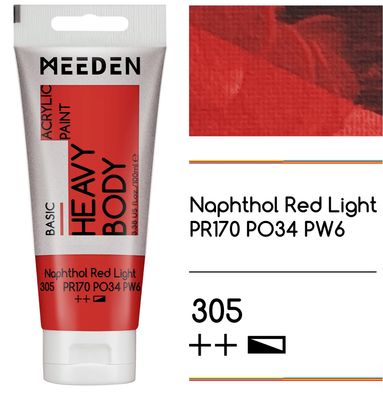PINTURA ROJO NAPTHALO ACRILICA CUERPO PESADO PRIMERA CALIDAD EN TUBO DE 100 ml MEEDEN PINTURA ROJO NAPTHALO ACRILICA CUERPO PESADO PRIMERA CALIDAD EN TUBO DE 100 ml MEEDEN