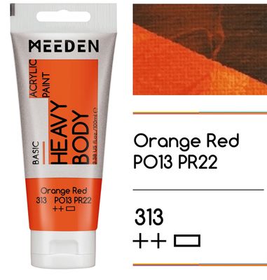 PINTURA NARANJA ROJO ACRILICA CUERPO PESADO PRIMERA CALIDAD EN TUBO DE 100 ml MEEDEN PINTURA NARANJA ROJO ACRILICA CUERPO PESADO PRIMERA CALIDAD EN TUBO DE 100 ml MEEDEN