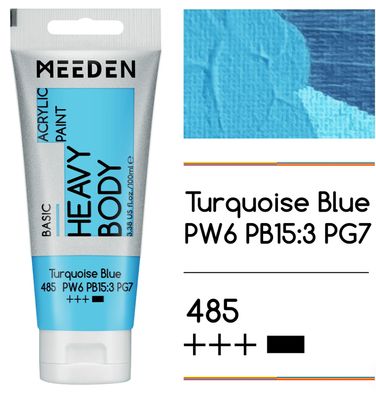 PINTURA TURQUESA ACRILICA CUERPO PESADO PRIMERA CALIDAD EN TUBO DE 100 ml MEEDEN PINTURA TURQUESA ACRILICA CUERPO PESADO PRIMERA CALIDAD EN TUBO DE 100 ml MEEDEN