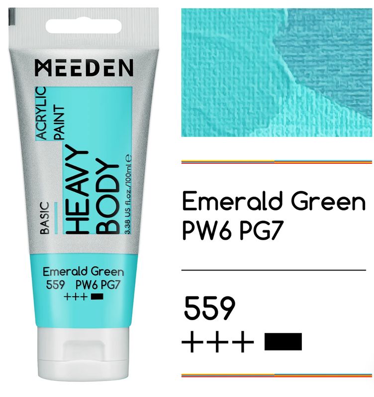 PINTURA VERDE ESMERALDA ACRILICA CUERPO PESADO PRIMERA CALIDAD EN TUBO DE 100 ml MEEDEN PINTURA VERDE ESMERALDA ACRILICA CUERPO PESADO PRIMERA CALIDAD EN TUBO DE 100 ml MEEDEN