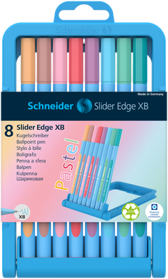 Lapicero Schneider Estuche desplegable c/8 colores Pastel ( Colores de escritura: Melocotón, Rubor, Rosa, Flamenco, Lila, Azul Bebé, Menta, Océano Lapicero Schneider Estuche desplegable c/8 colores Pastel ( Colores de escritura: Melocotón, Rubor, Rosa, Flamenco, Lila, Azul Bebé, Menta, Océano