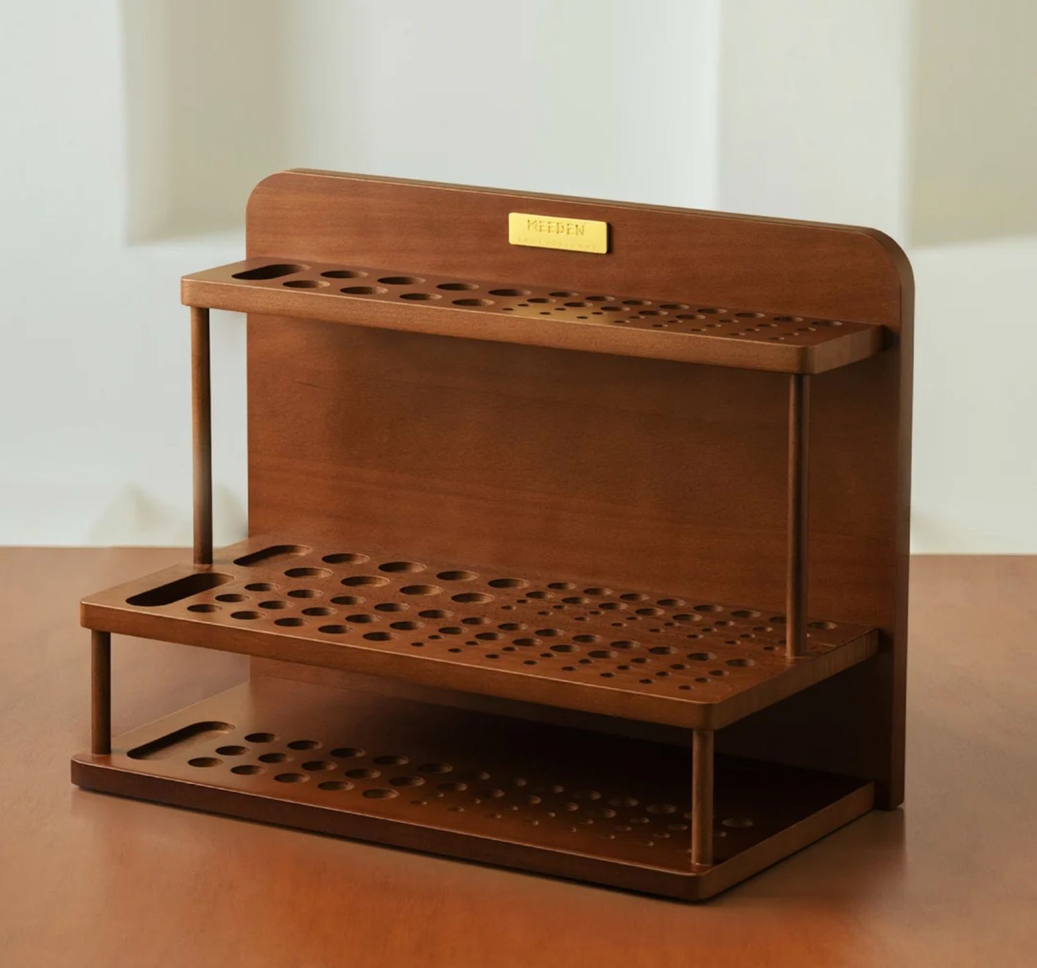 Organizado Pro Madera P/Pinceles 2 Niveles MEEDEN