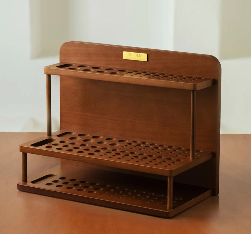 Organizado Pro Madera P/Pinceles 2 Niveles MEEDEN