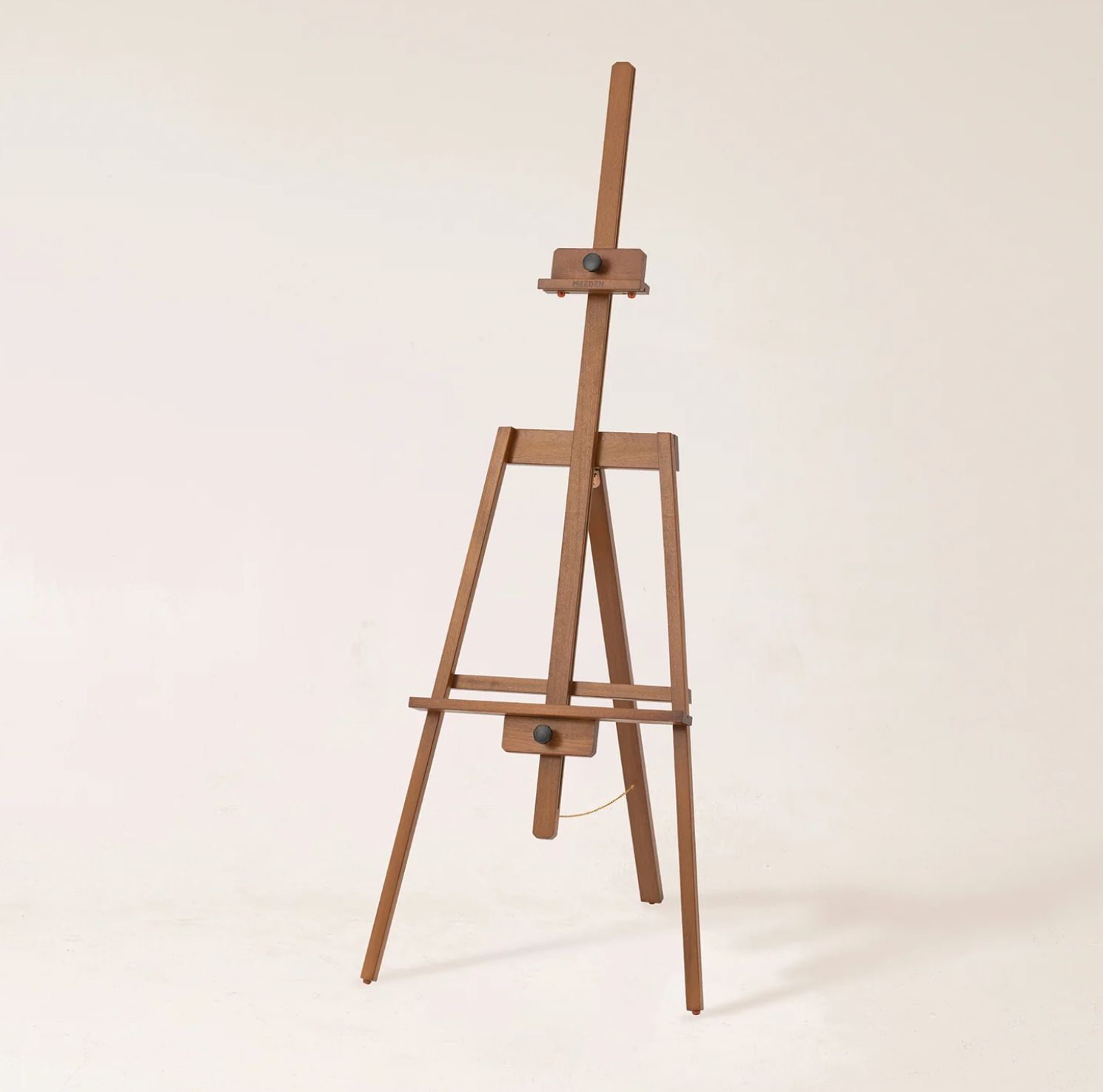 MEEDEN Caballete de arte para pintar: caballete de madera maciza de haya con capacidad para lienzo de hasta 43”