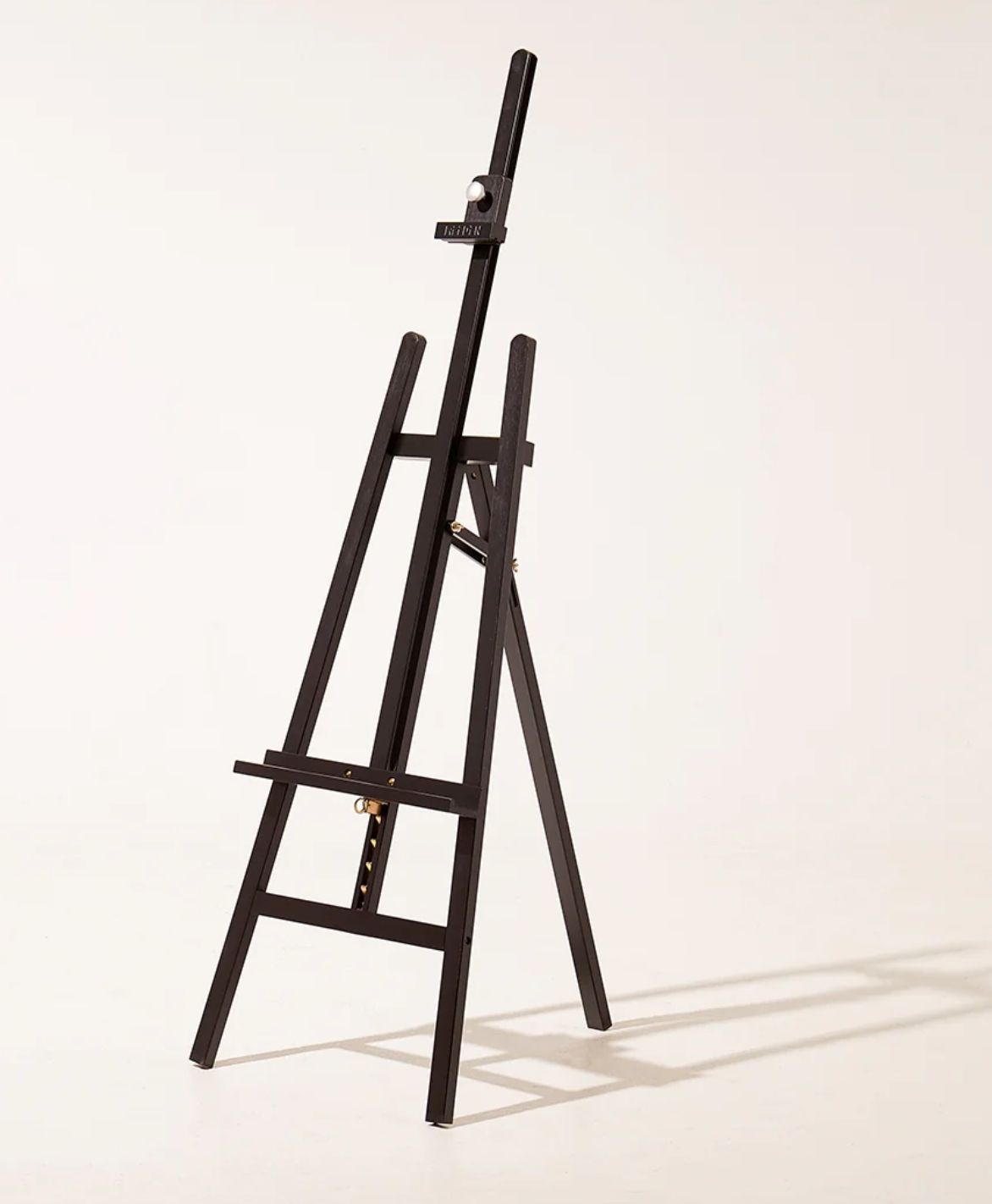 MEEDEN Caballete de madera color negro para pintar, sostiene lienzo de hasta 48 pulgadas