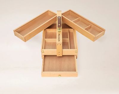 Caja D/Madera P/Materiales D/Arte Meeden Caja D/Madera P/Materiales D/Arte Meeden