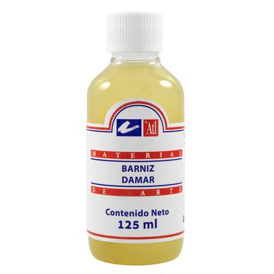 Barniz Damar ATL de 125ml da acabado de alto brillo al final de las obras al óleo. Barniz Damar ATL de 125ml da acabado de alto brillo al final de las obras al óleo.