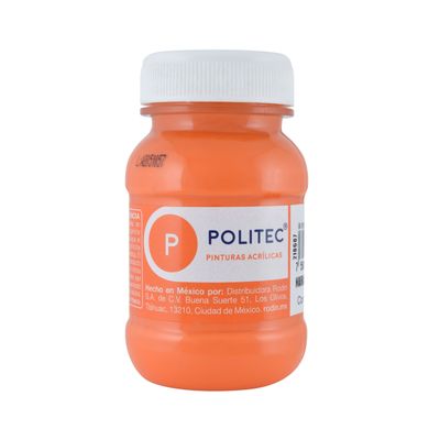 Acrílico POLITEC Naranja Claro 100ml c/1 pieza
