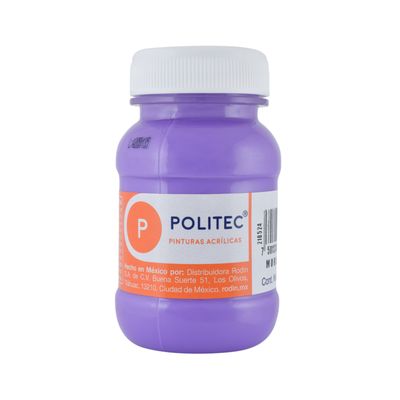 Acrílico POLITEC Morado 100ml c/1 pieza