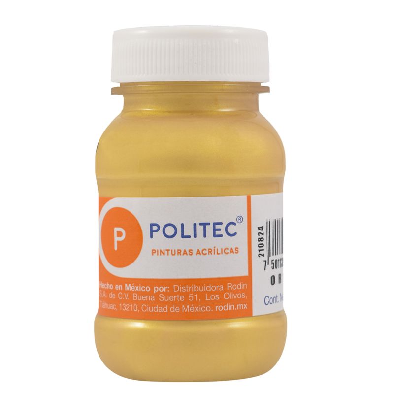 Acrílico POLITEC Oro, 100ml c/1 pieza
