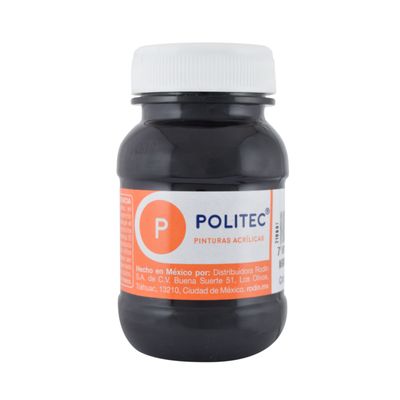 Acrílico POLITEC Negro Intenso 100ml Acrílico POLITEC Negro Intenso 100ml