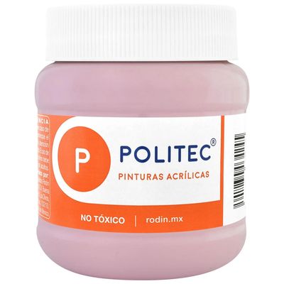 Pintura Acrilica POLITEC Rosa Pastel 250ML, #326 Pintura Acrilica POLITEC Rosa Pastel 250ML, #326