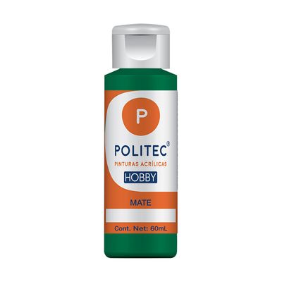Acrílico POLITEC Hobby Mate Verde Oro 60 ml c/1 pieza