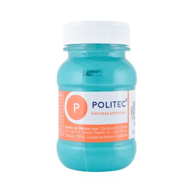 Acrílico POLITEC Turquesa 100ml Acrílico POLITEC Turquesa 100ml
