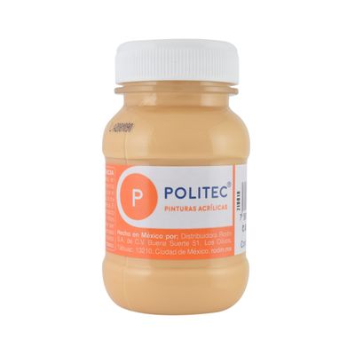 Acrílico POLITEC Carne 100ml c/1 pieza Acrílico POLITEC Carne 100ml c/1 pieza