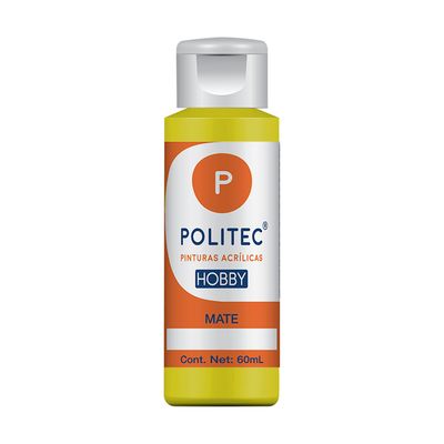 Acrílico POLITEC Hobby Mate Limón Hanza 60 ml c/1 pieza