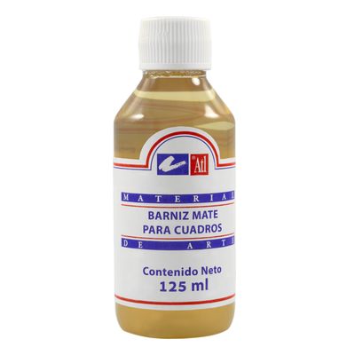 Barniz MATE para Cuadros ATL frasco de 125 ml. Barniz MATE para Cuadros ATL frasco de 125 ml.