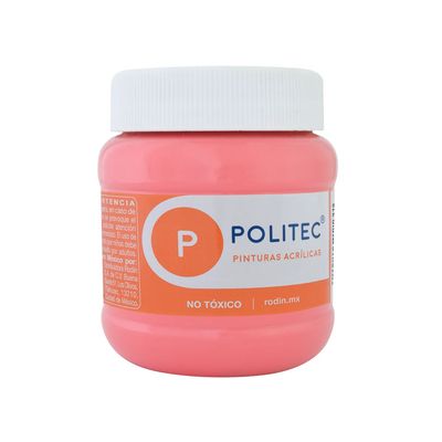Pintura Acrilica Politec Coral 250ml #344