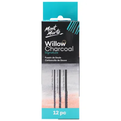 Juego de Carboncillos Willow Mont Marte c 12 piezas