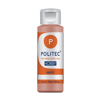 Acrílico POLITEC Hobby Mate Piel Latina 60 ml c/1 pieza
